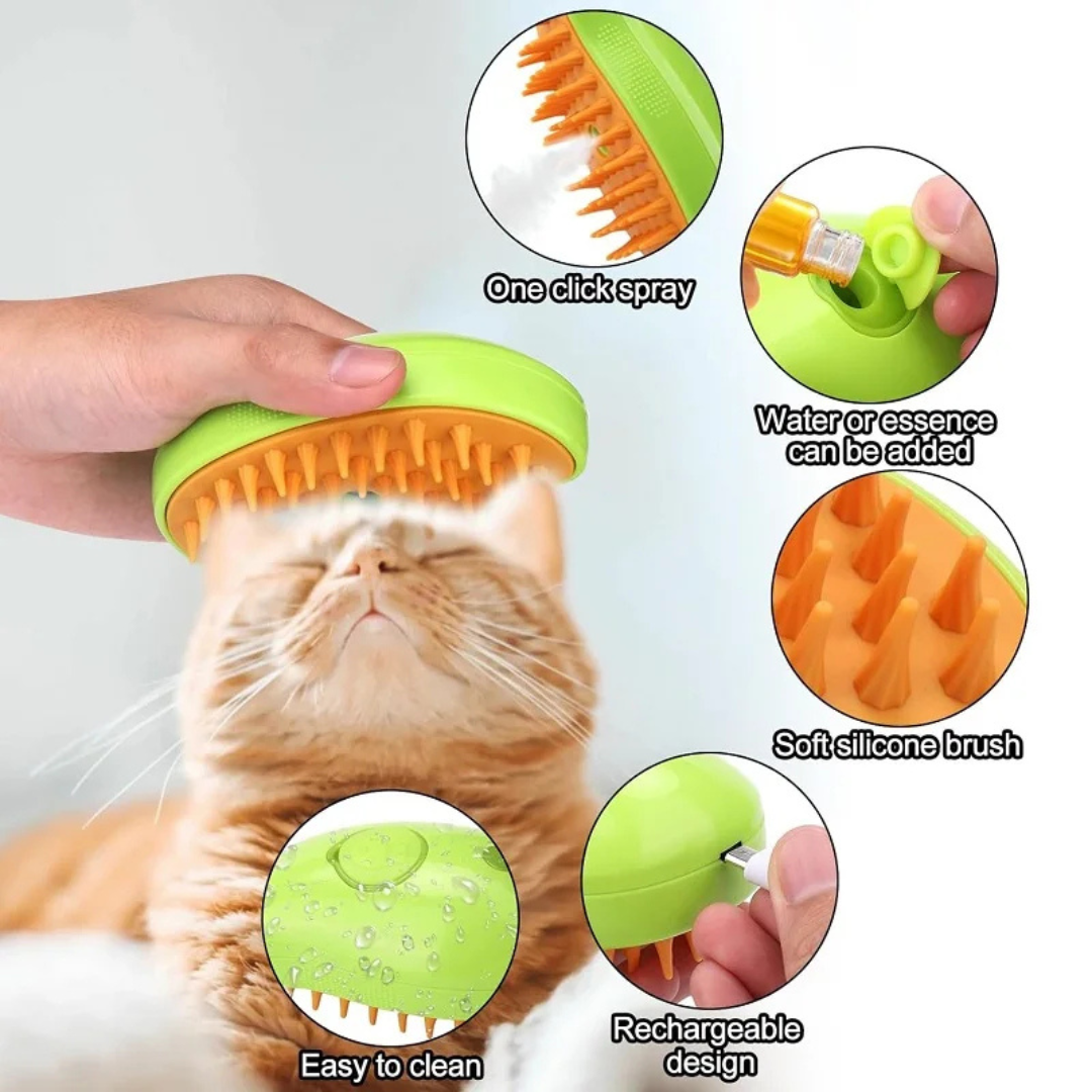 Pet Grooming Hair Removal Combs & Steam Brush