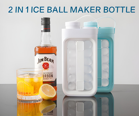 2-in-1 Ice Ball Maker Bottle