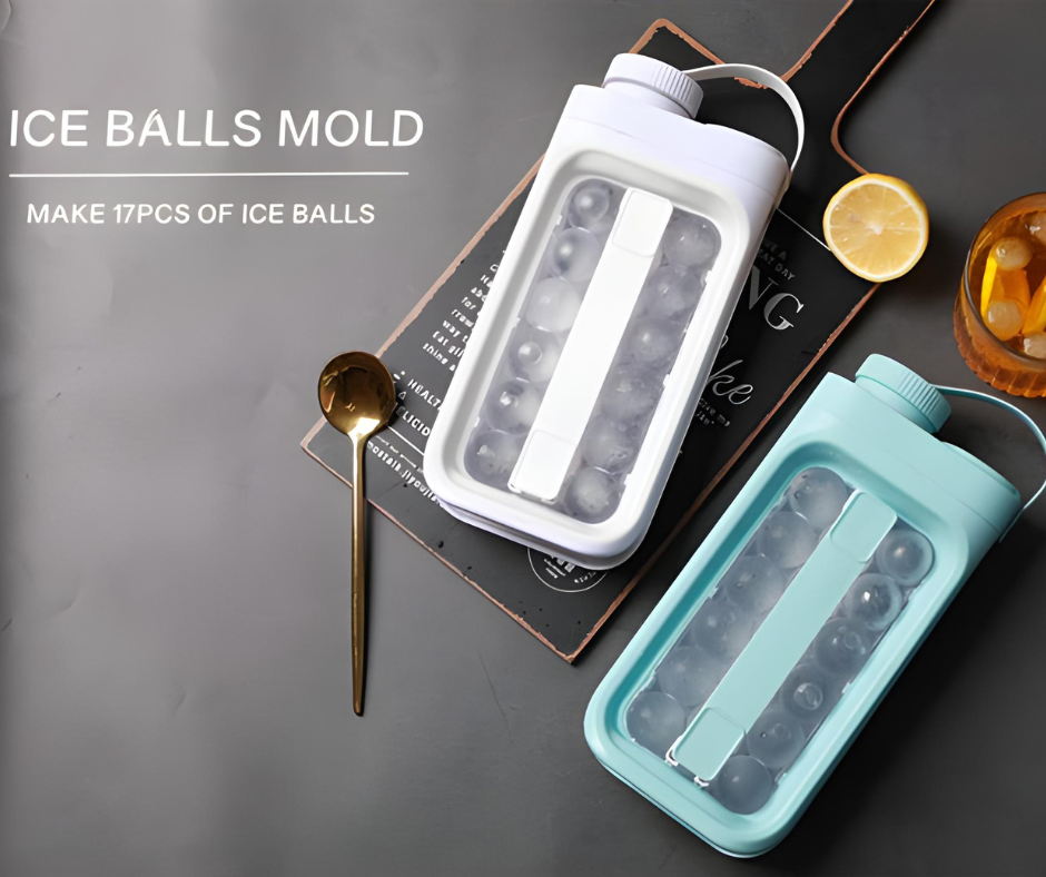 2-in-1 Ice Ball Maker Bottle