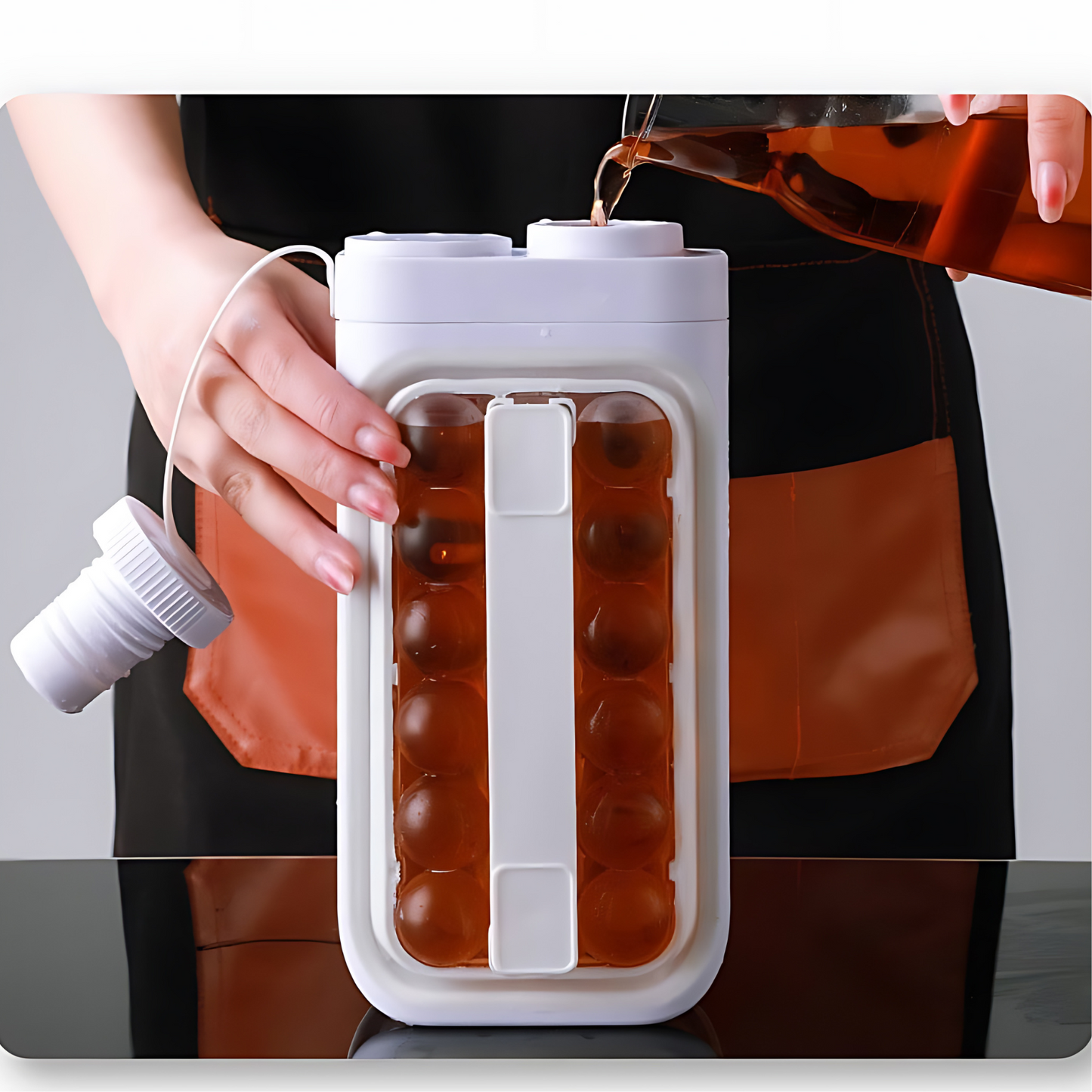 2-in-1 Ice Ball Maker Bottle