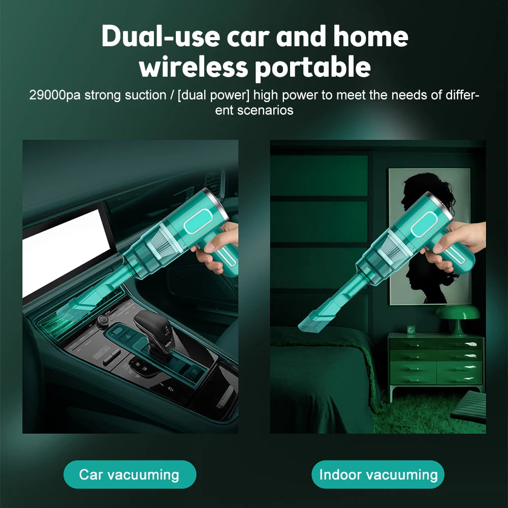 Wireless Car & Home Vacuum Cleaner (29000Pa)