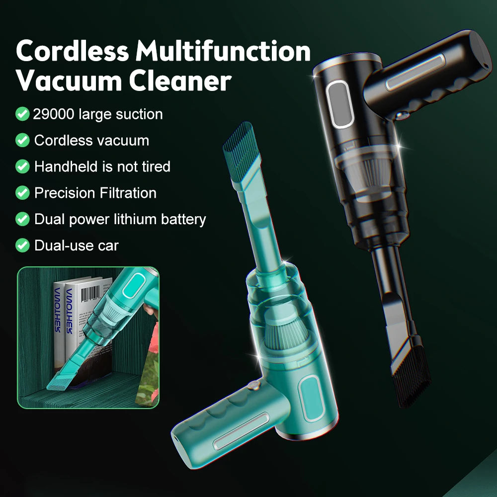 Wireless Car & Home Vacuum Cleaner (29000Pa)