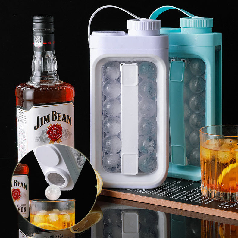 2-in-1 Ice Ball Maker Bottle